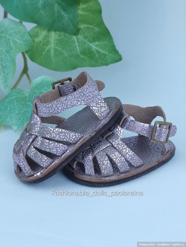 Босоножки для кукол Вихтель 30 см