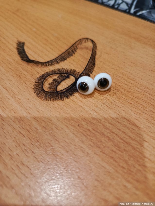 Глазки и реснички — Части шарнирных кукол (не BJD) (фото 3)