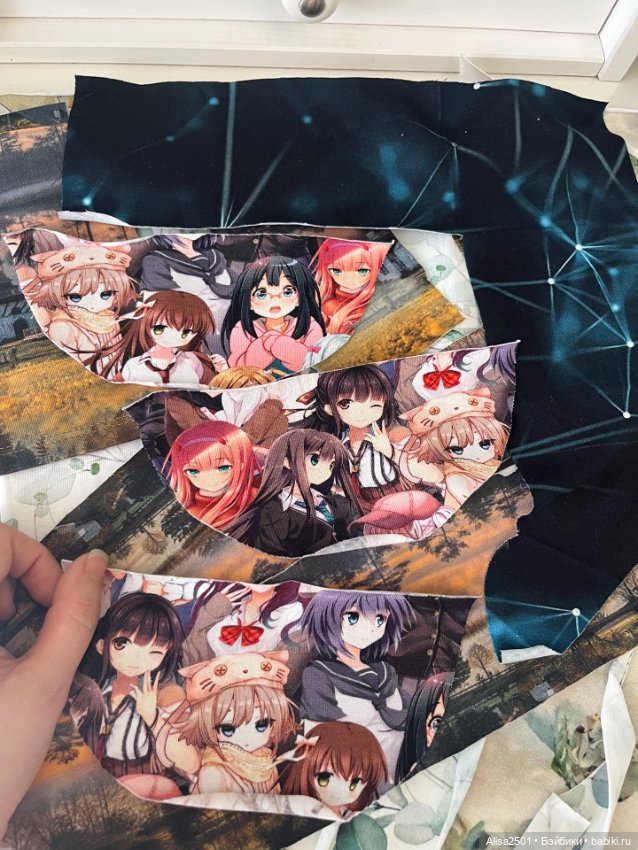 Лот кулирки цветной — Ткани (фото 4)