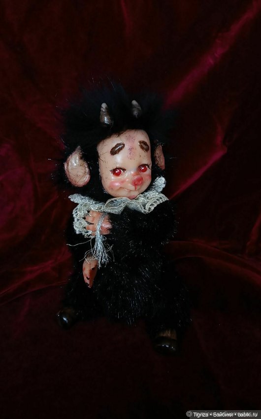 Чертик Брюник — Авторские игрушки (фото 3)