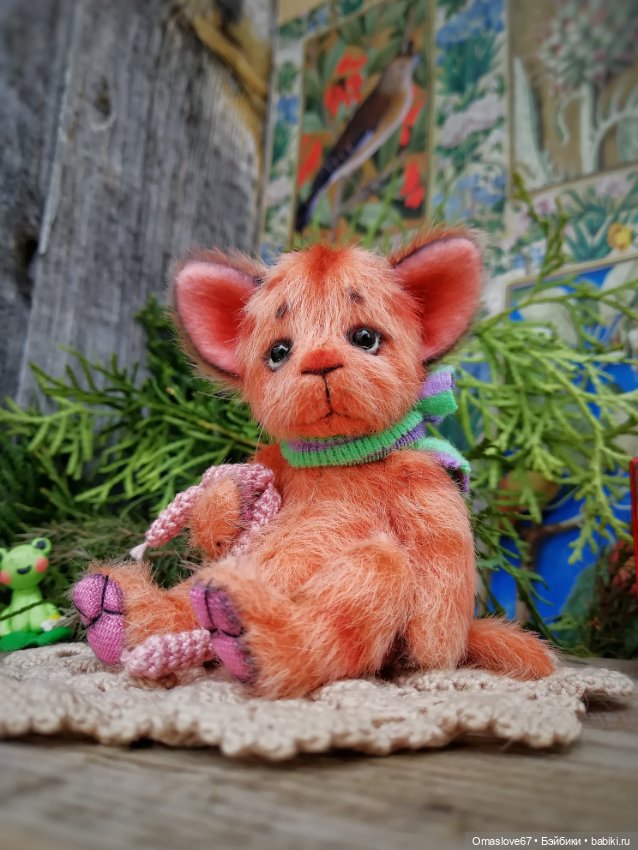 Рыжий котейка — Авторские игрушки