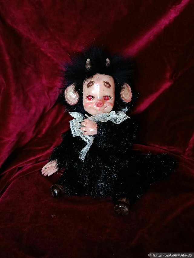 Чертик Брюник — Авторские игрушки