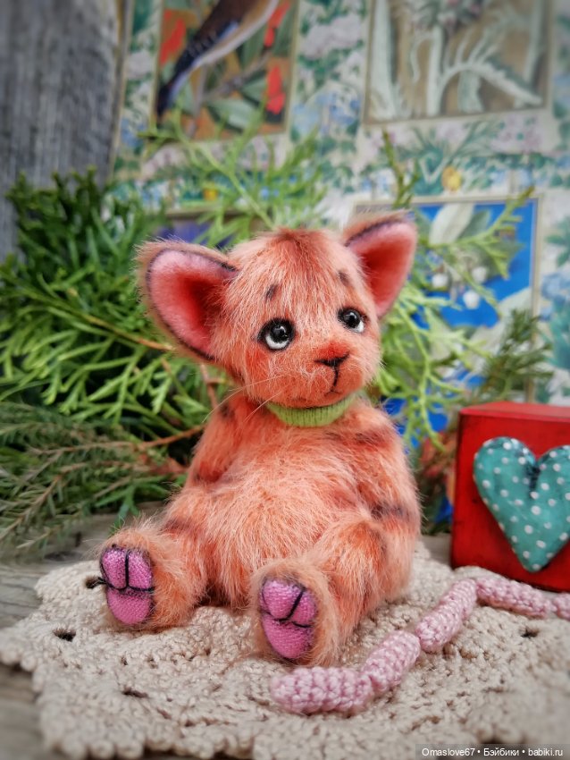 Полосатый котейка — Авторские игрушки