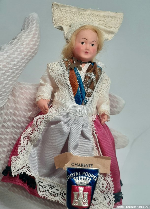 Кукла Petitcollin.Франция.Целлулоид.Миниатюра (фото 6)