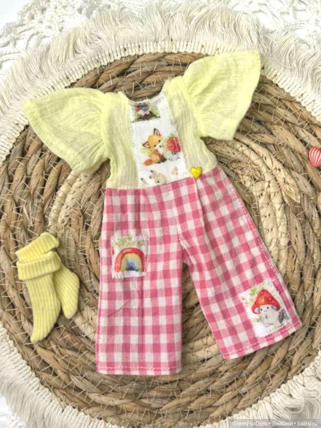 Комбинезон и носочки для Блайз одежда Blythe (фото 5)