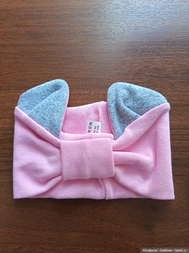 Лот: шапочка и повязка с ушками (фото 3)