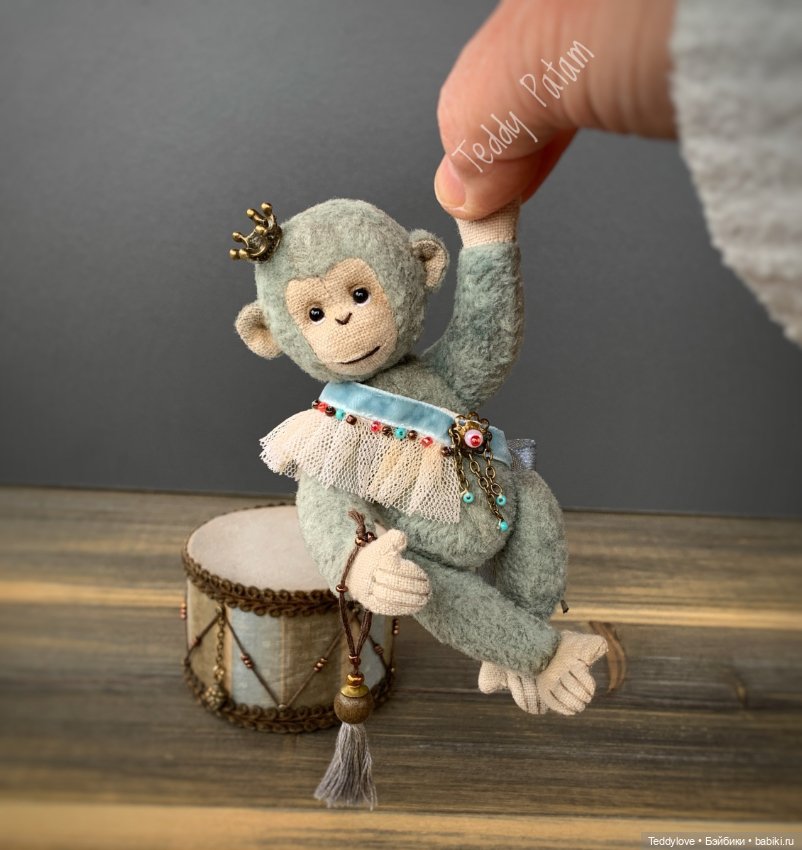 Тедди обезьянка — Авторские игрушки (фото 2)