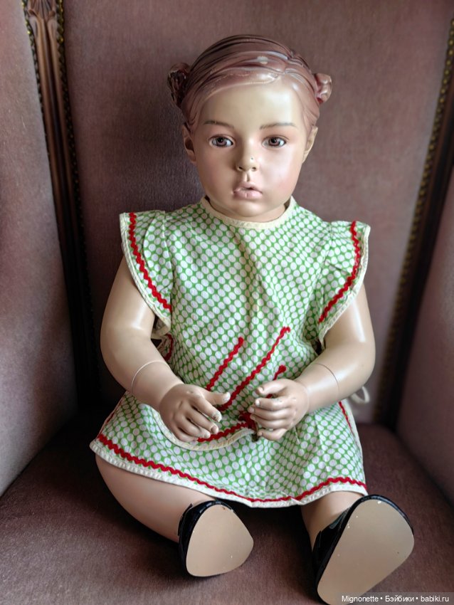 Иветта с кубиками — Винтажные куклы и игрушки детства