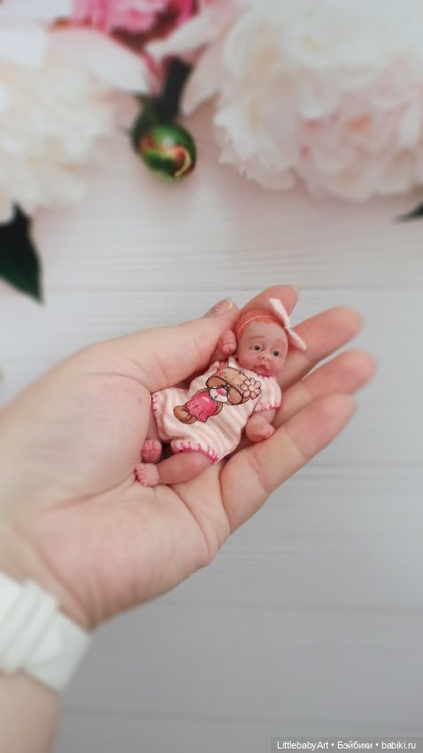 Рыжулька 8 см — Авторские куклы