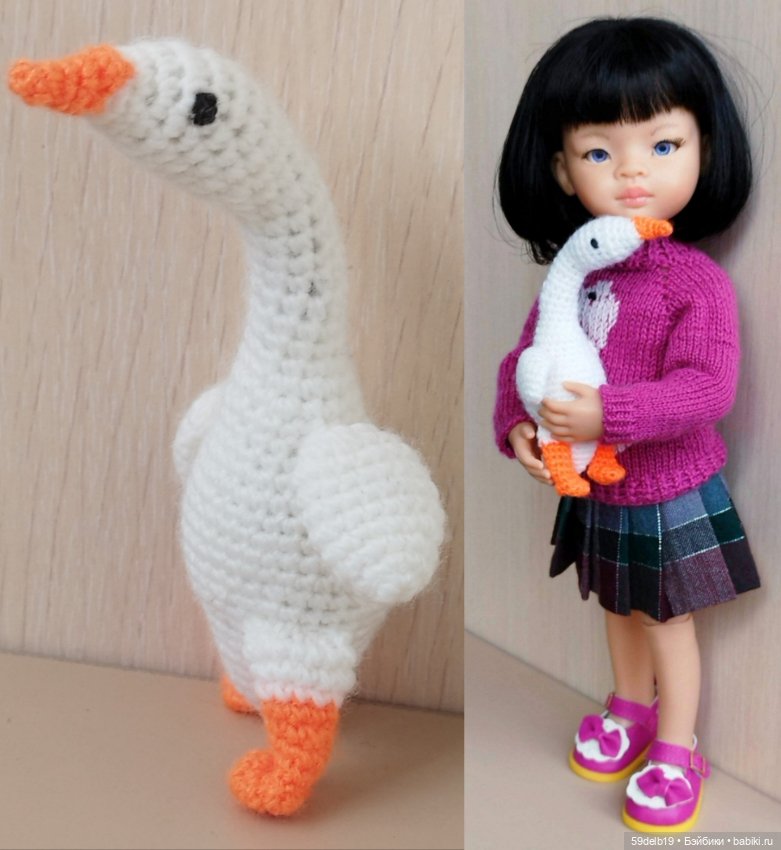 Вязаные игрушки для кукол паола рейна