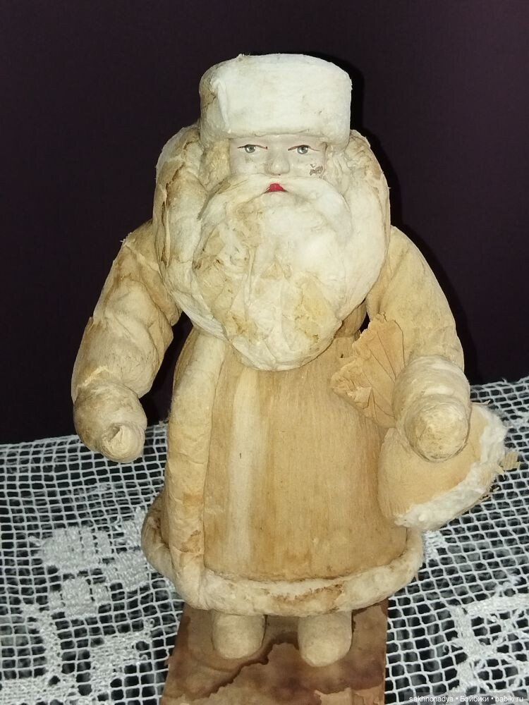 Дед мороз в валенках — Винтажные куклы и игрушки детства