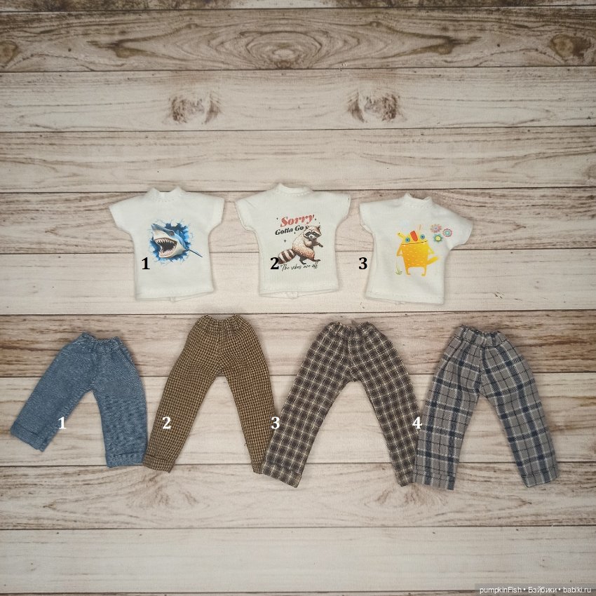 Футболки и бриджи\шорты для Сицилийских псов (фото 6)