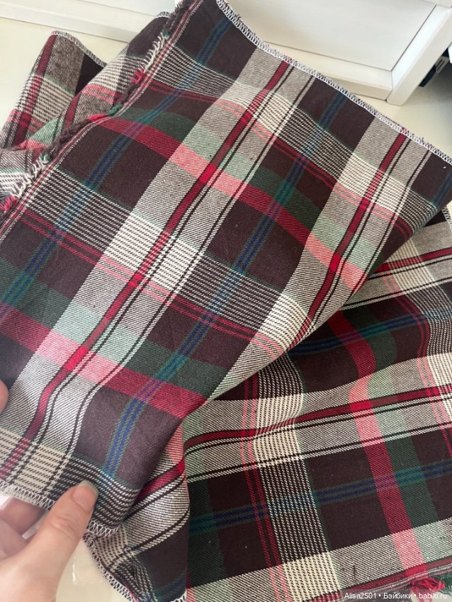 Фланель в клетку — Ткани