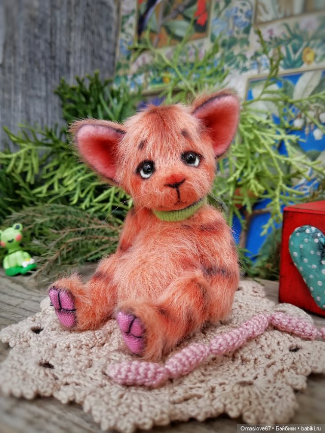 Полосатый котейка — Авторские игрушки (фото 7)