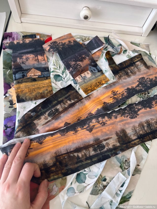 Лот кулирки цветной — Ткани (фото 3)