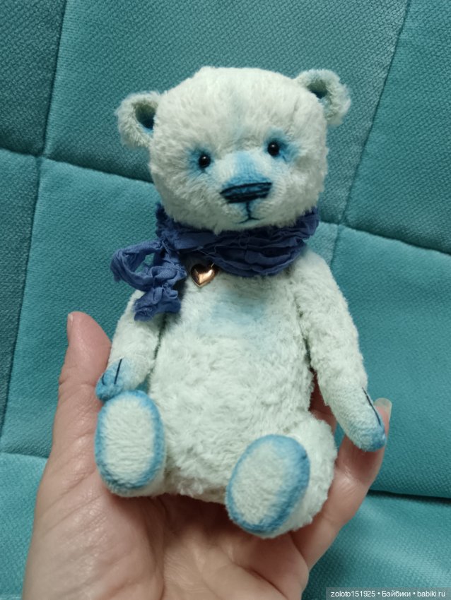 Мишка тедди ручная работа (фото 3)