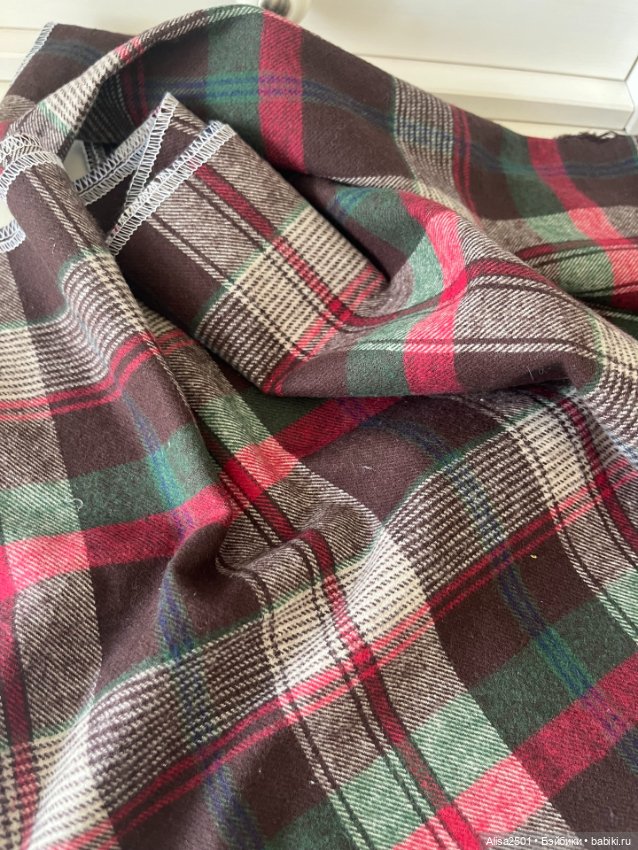 Фланель в клетку — Ткани (фото 2)