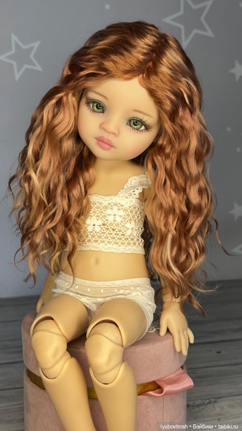 Парик натуральный 8/9 для Паола Рейна, Каталины , Meadowdolls dumping