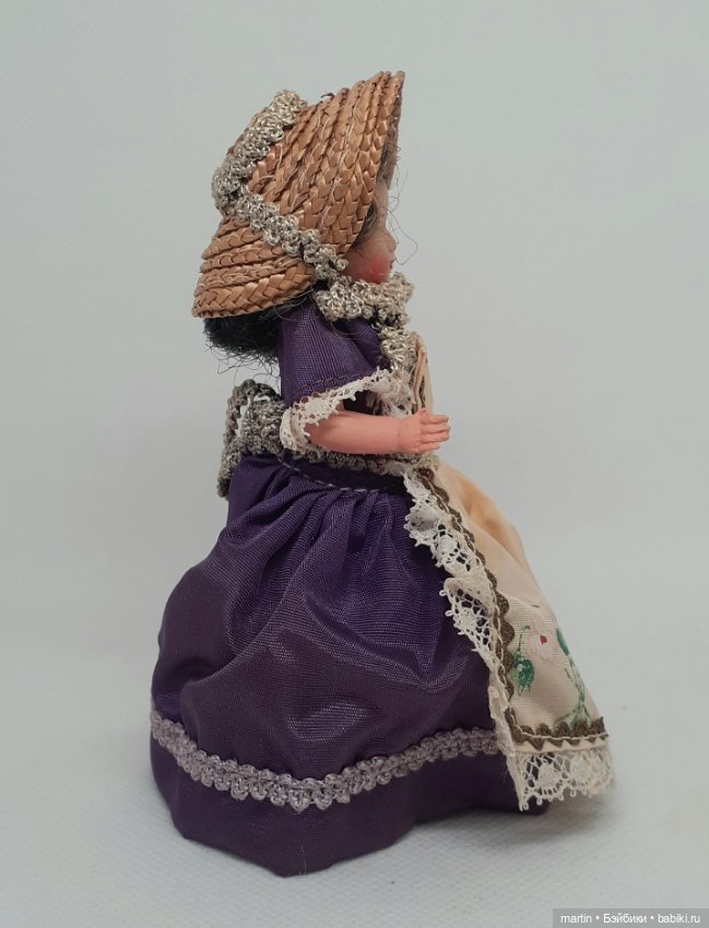 Миниатюрная куколка Petitcollin,9 см.Целлулоид (фото 3)