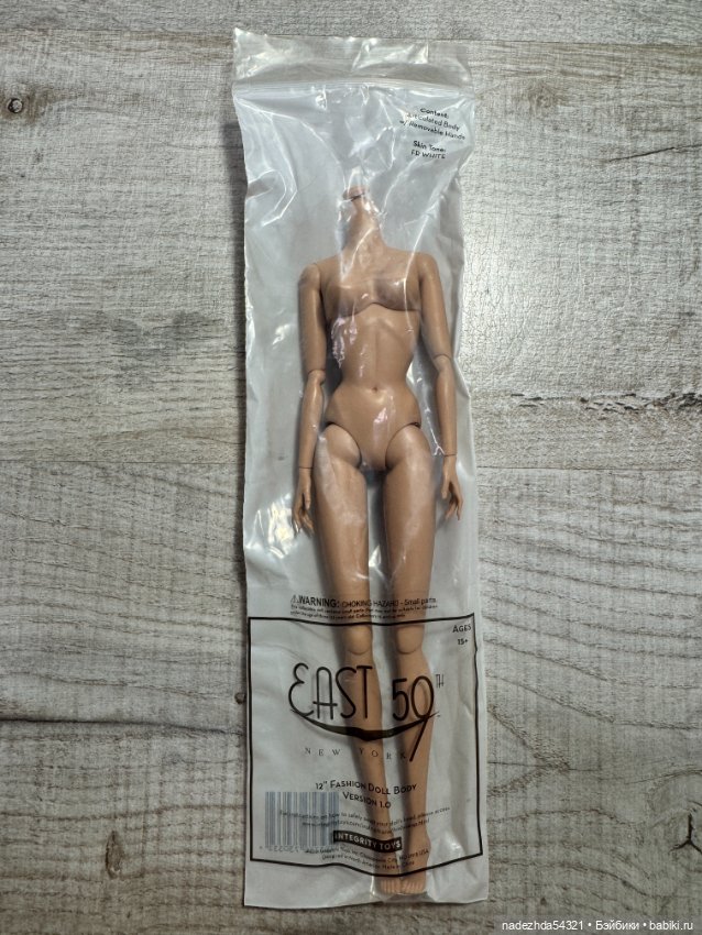 Тело East 59th Body: White Integrity Toys