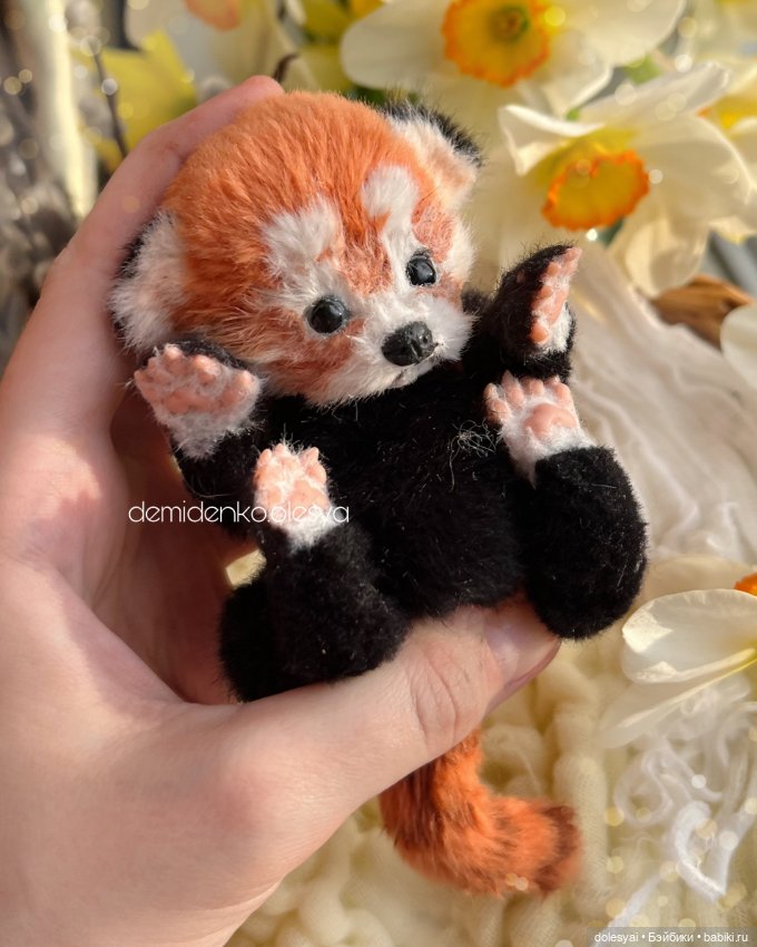 Красная панда Аманда — Авторские игрушки