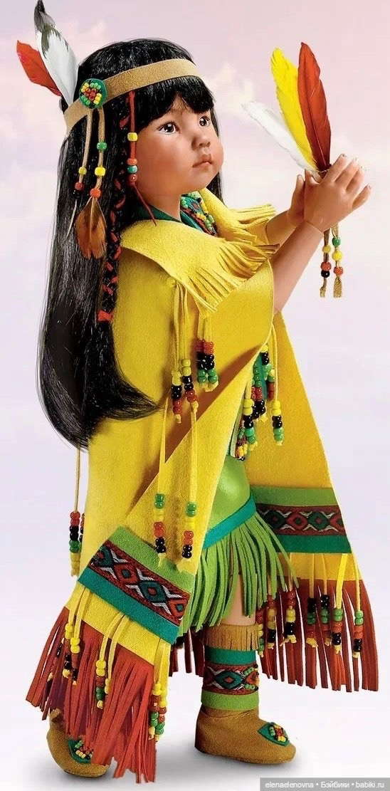 Tiny Fancy Shawl Dancer, Ashton Drake, Dianna Effner