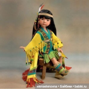 Tiny Fancy Shawl Dancer, Ashton Drake, Dianna Effner