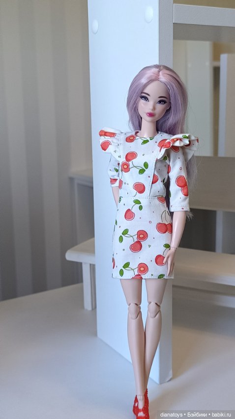 Платье для Барби одежда для кукол формата 1:6 (фото 10)