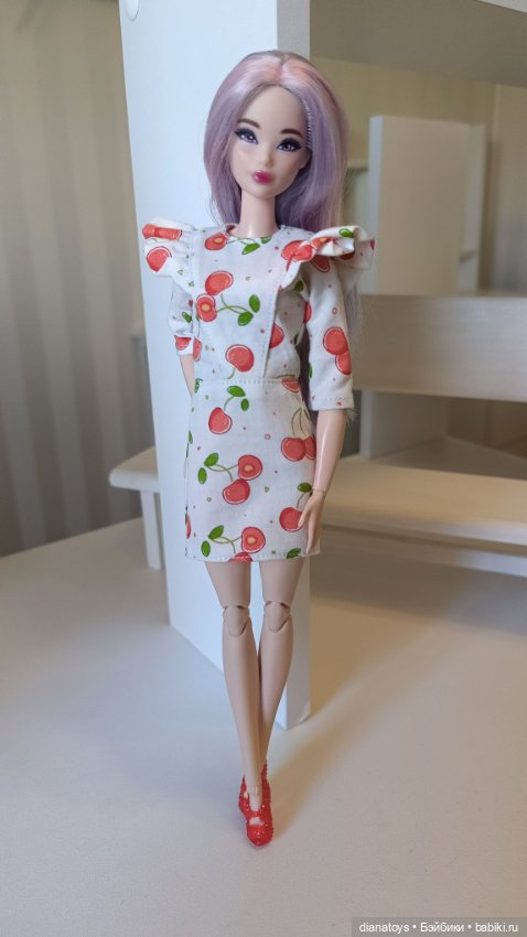 Платье для Барби одежда для кукол формата 1:6