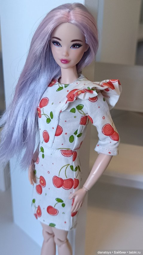 Платье для Барби одежда для кукол формата 1:6