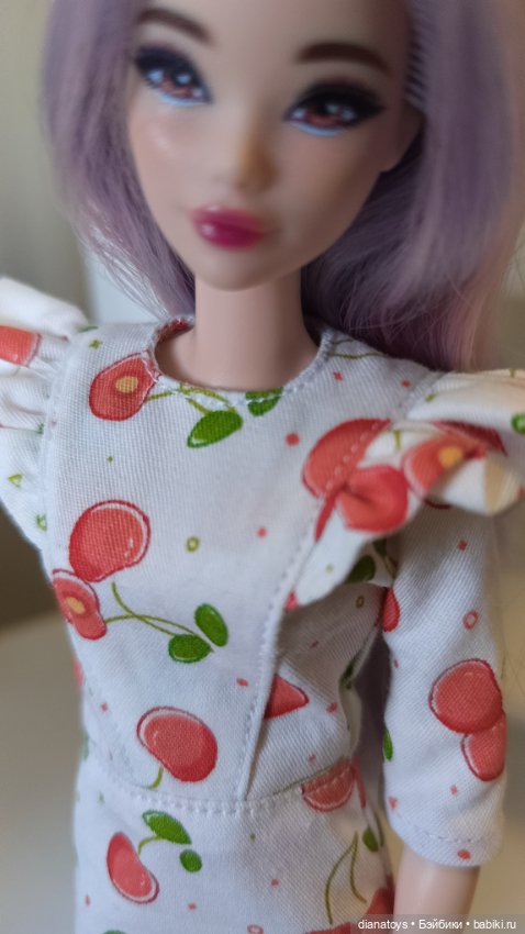 Платье для Барби одежда для кукол формата 1:6 (фото 6)