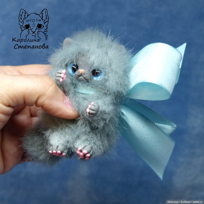 Котенок Шуршик — Авторские игрушки