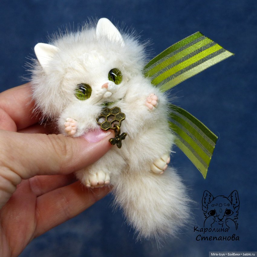 Котенок Мёдик — Авторские игрушки