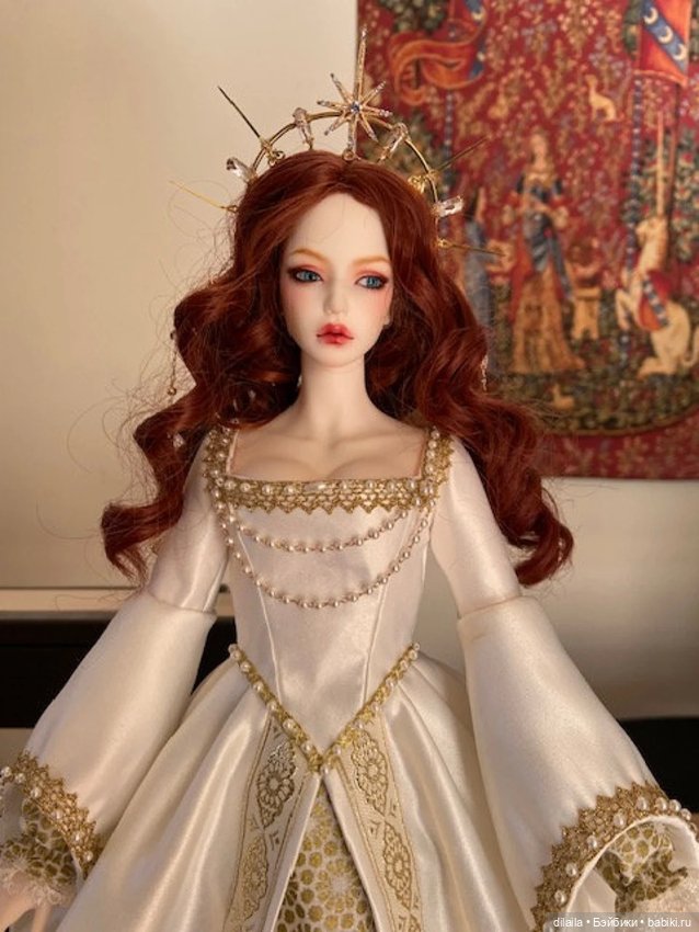 Выкройка в формате PDF для кукол 1/4 BJD платье в стиле Тюдор + пошаговый мастер-класс (фото 3)