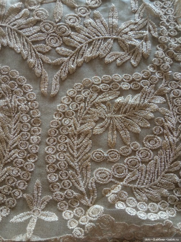 Лот шикарного кружева на сетке для кукольного рукоделия