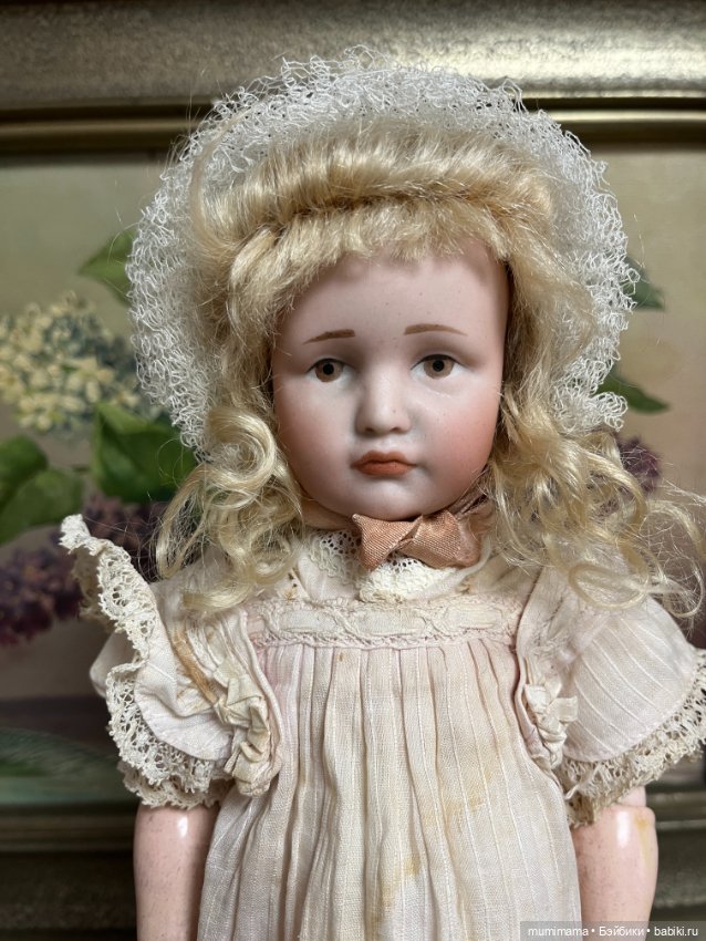 Антикварная характерная кукла Kammer Reinhardt 114 Gretchen рост 30 см (фото 8)