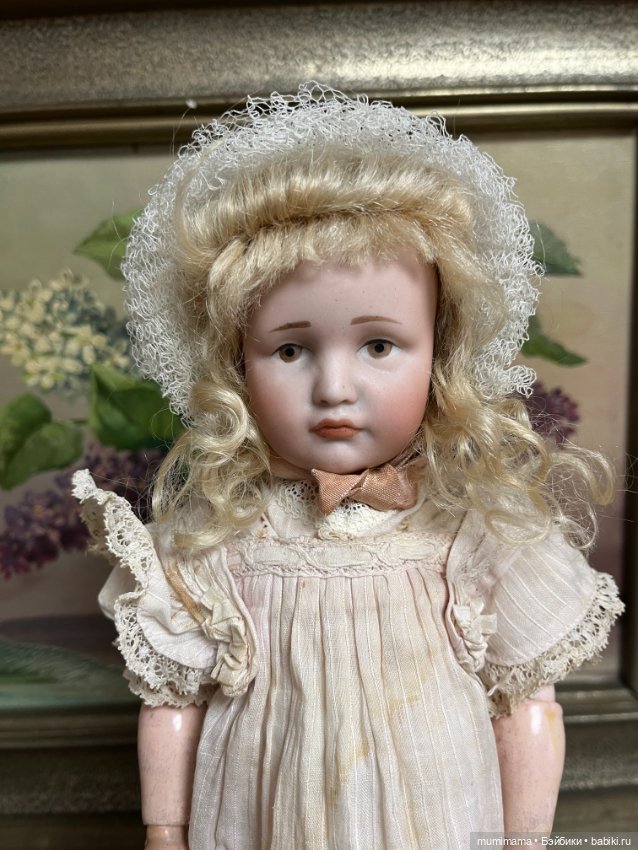 Антикварная характерная кукла Kammer Reinhardt 114 Gretchen рост 30 см (фото 6)
