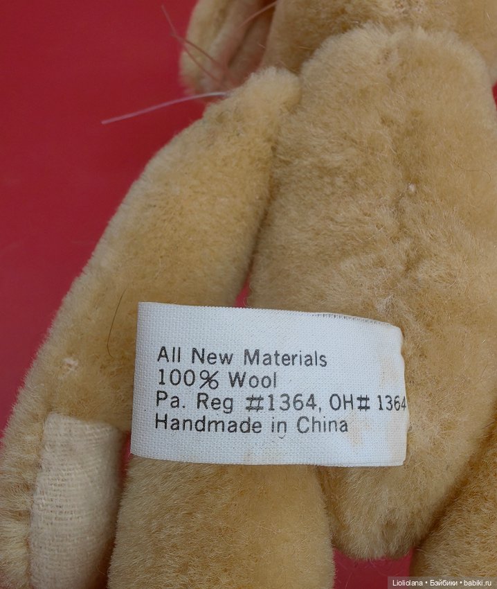 Кролик от Boyds Bears Co 1990 год (фото 8)