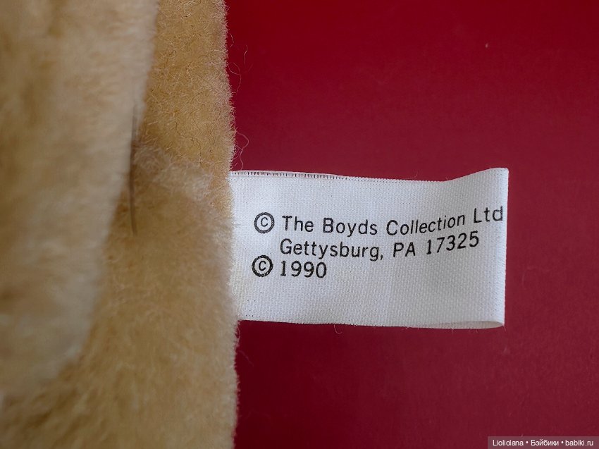 Кролик от Boyds Bears Co 1990 год (фото 7)