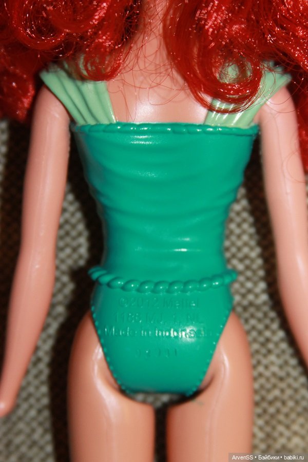 Винтажная диснейка Ariel The Little Mermaid Disney Sparkling Princess Doll Mattel 2012 (фото 5)