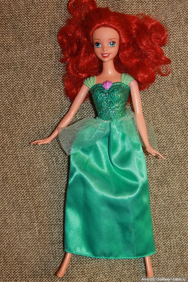 Винтажная диснейка Ariel The Little Mermaid Disney Sparkling Princess Doll Mattel 2012