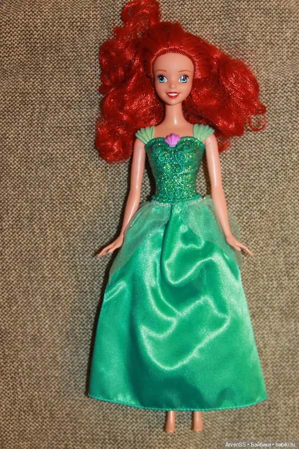 Винтажная диснейка Ariel The Little Mermaid Disney Sparkling Princess Doll Mattel 2012 (фото 6)