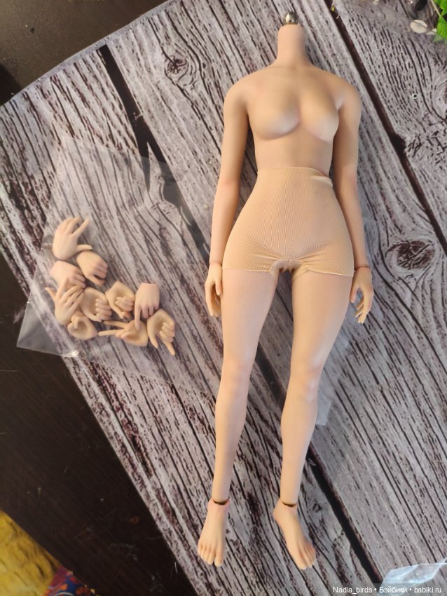 Женское бесшовное тело jiaou doll 1/6 (фото 5)