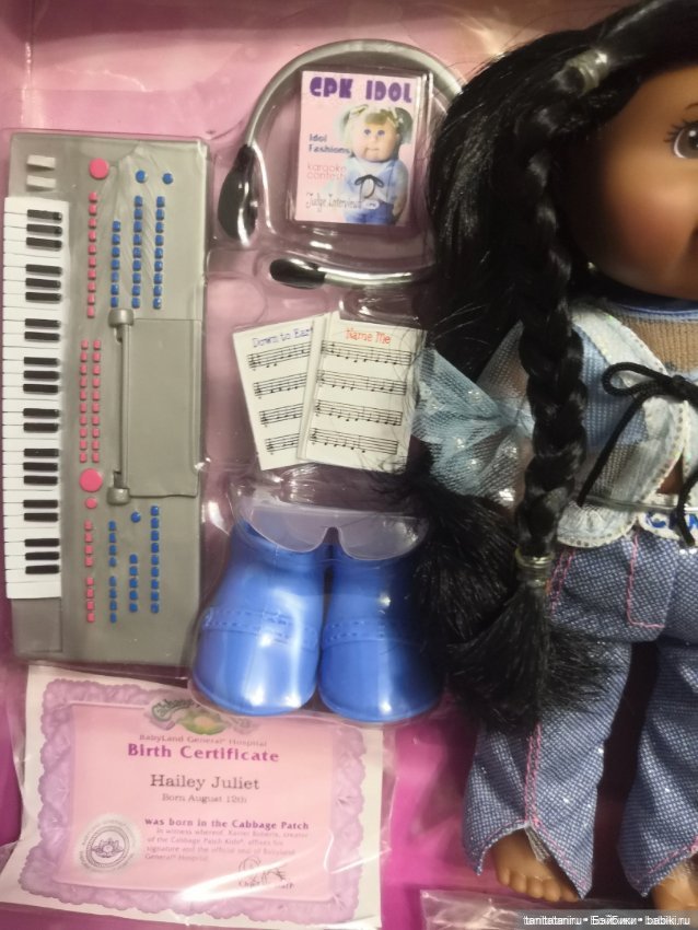 Капустка минитрушка Cabbage patch kids Pop Star Collection