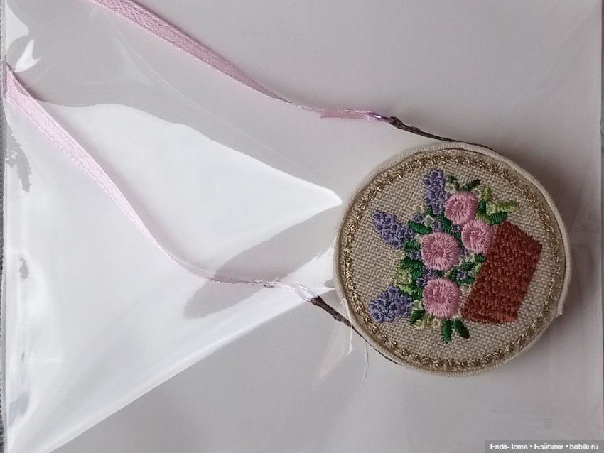 Сумка бохо с вышивкой цветочный узор для Барби экшен БЖД Дисней Мизи Менгф Интегрити Поппи (фото 8)