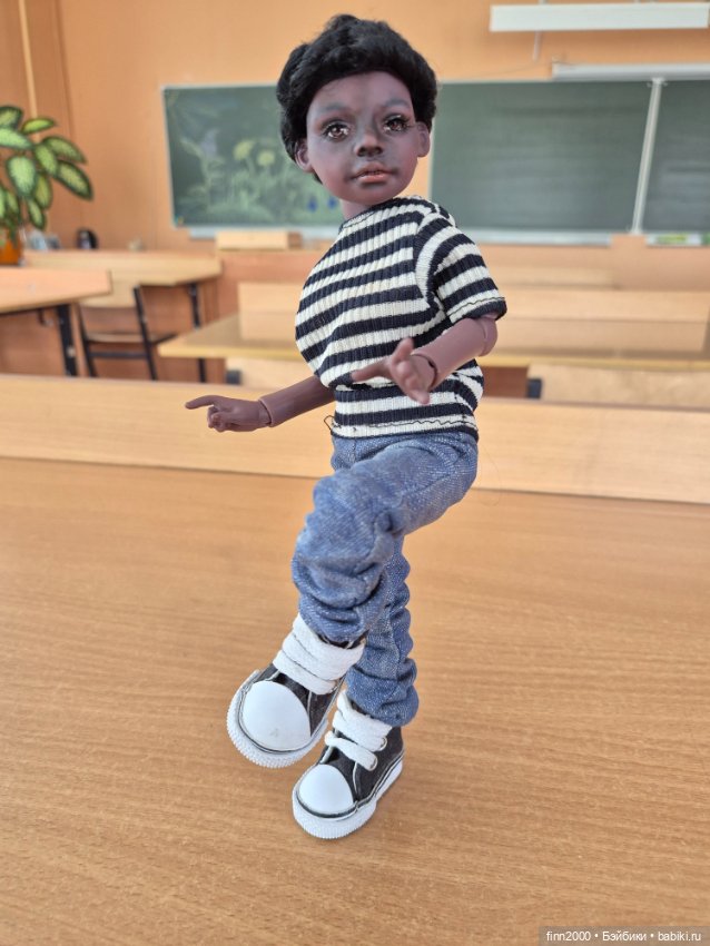 Мальчиш из серии "Крош" — Авторские куклы BJD (фото 5)