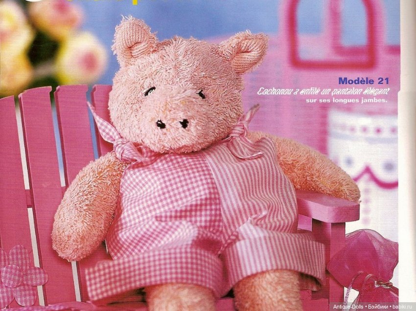 Animaux En Peluche №12/ 06 Выкройки мягких игрушек (фото 3)