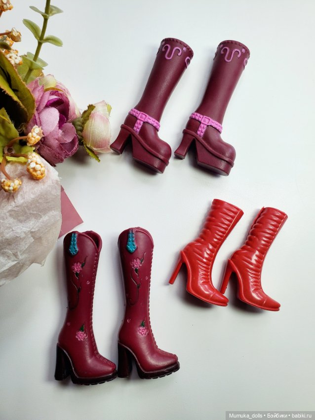 Сапоги обувь для Bratz и My scene Barbie