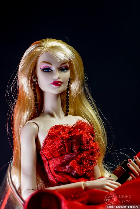Красное коктейльное платье для Integrity Toys