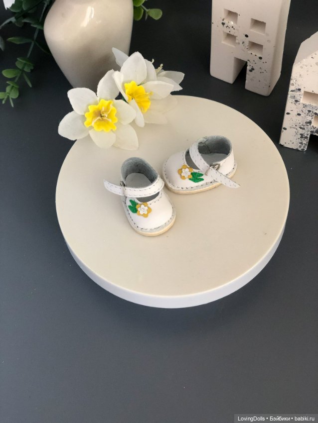 Туфельки кожаные для Meadow dumpling 28 см